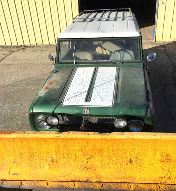 1968 International Harvester Scout SR2 800 4X4 with Snow Plow IH SUV Truck V8 1968 International Harvester Scout