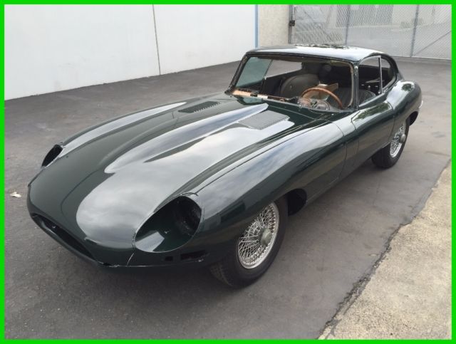 1968 JAGUAR E-TYPE 4.2 LITER, SERIES 1.5 COUPE. GREEN/GREEN MATCHING #'s CA CAR 1968 Jaguar E-Type
