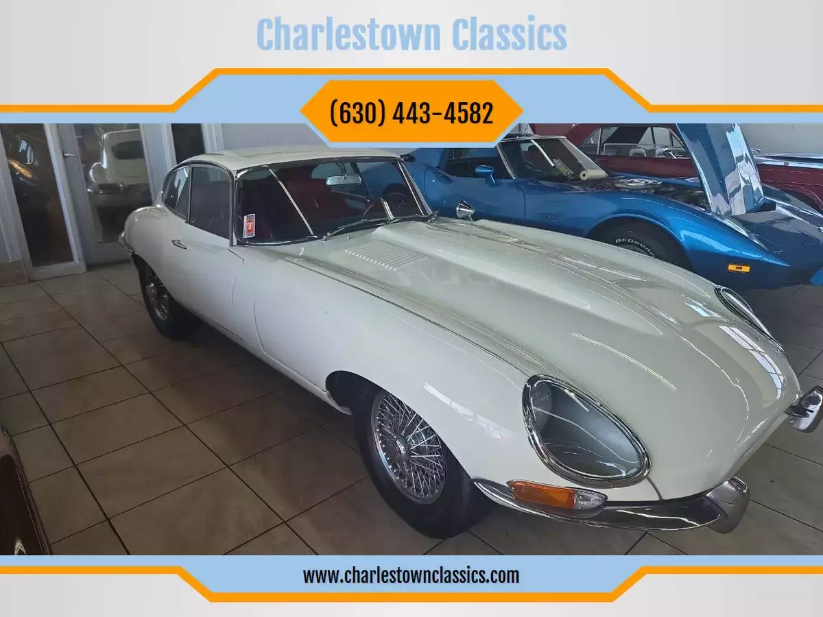 1968 Jaguar E-Type, White with 8678 Miles available now! 1968 Jaguar E-Type HARD TOP