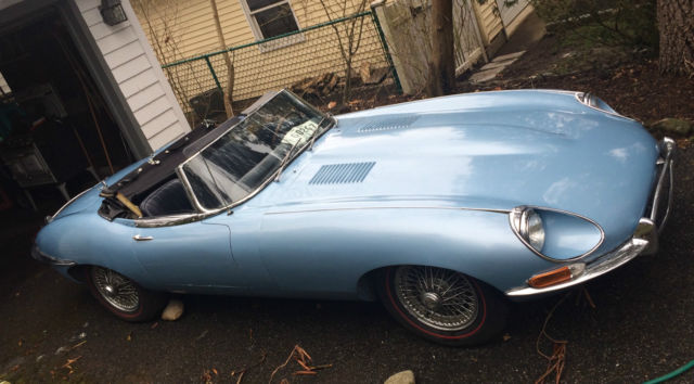 1968 Jaguar XKE Convertible Barn Find Low Mileage (57,918 mi) 1968 Jaguar E-Type Roadster