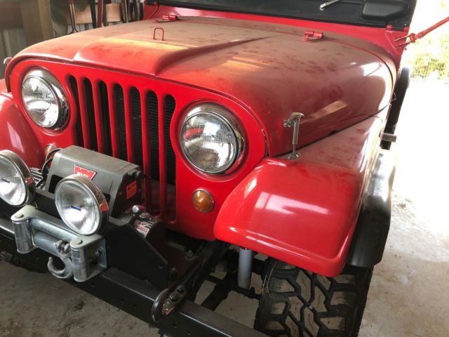 1968 Jeep CJ5 red 1968 Jeep CJ