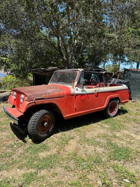 1968 Jeep Jeepster Commando Convertible Red 4WD Manual deluxe 1968 Jeep Commando deluxe