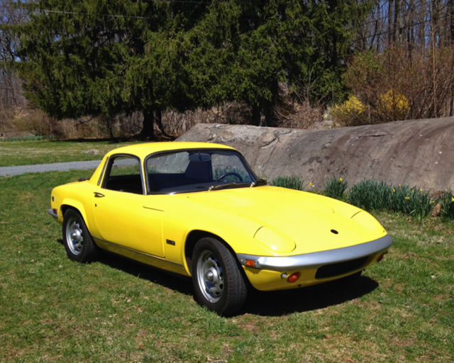 1968 Lotus Elan S4 SE FHC, Lotus Yellow with Black Interior. Excellent Condition 1968 Lotus Other S4 Special Equipment FHC