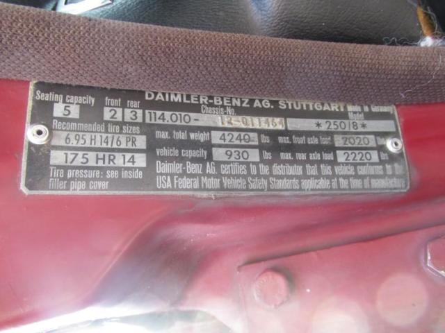 1968 Mercedes-Benz 200-Series - photo 9