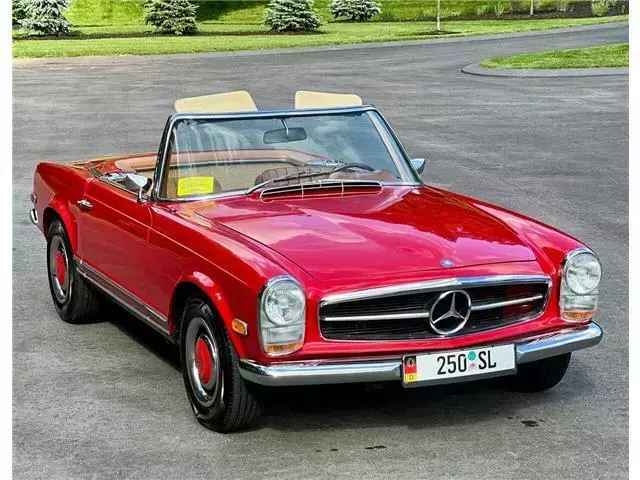 1968 Mercedes-Benz 250SL Pagoda Red 12,561 Miles 1968 Mercedes-Benz 250SL Pagoda