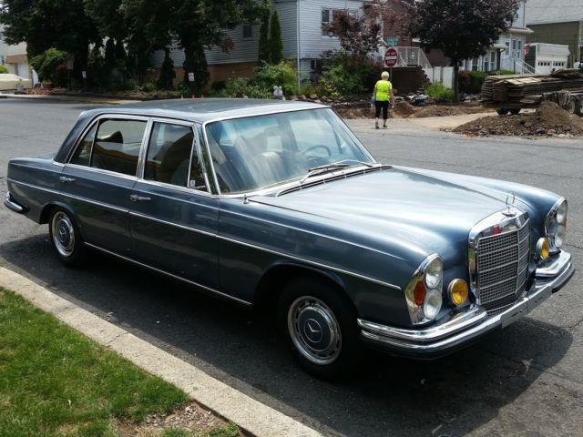 1968 MERCEDES BENZ 300 SEL 4DR 48000 Miles BLUE SEDAN 8CYL 6.3L Automatic 1968 Mercedes-Benz 300 SEL 4DR