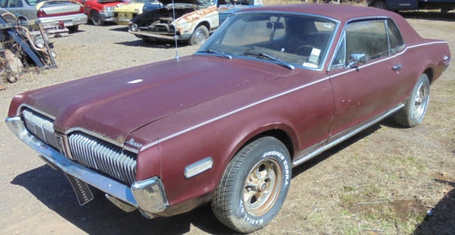 1968 MERCURY COUGAR 289 V8 AUTO RESTORE/DONOR CAR BARN FIND 1968 Mercury Cougar