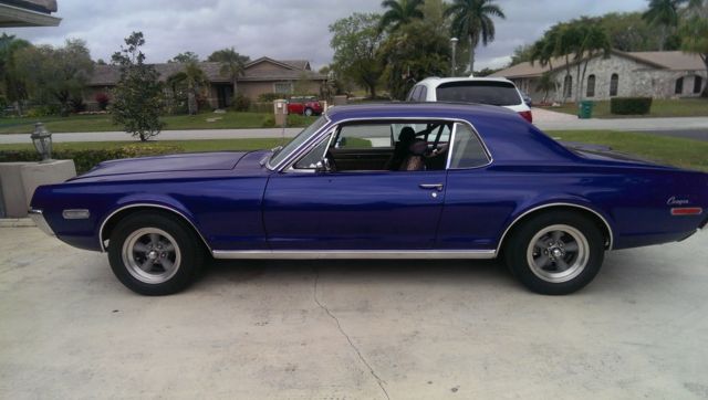 1968 Mercury Cougar 302 J code A/C Automatic 1968 Mercury Cougar