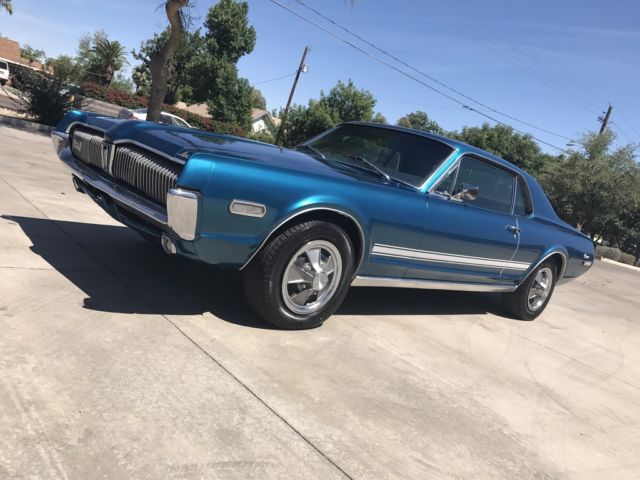 1968 Mercury Cougar 302 V/8 Power Steering Power Disc Brakes & Console 67 69 70 1968 Mercury Cougar