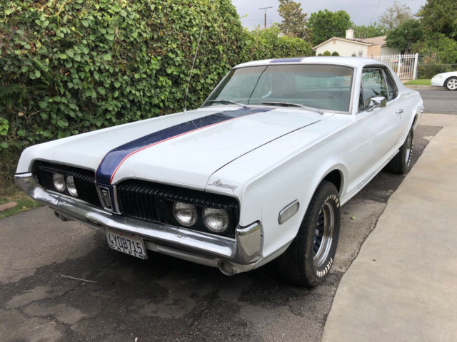 1968 Mercury Cougar One Owner California Car 1968 Mercury Cougar