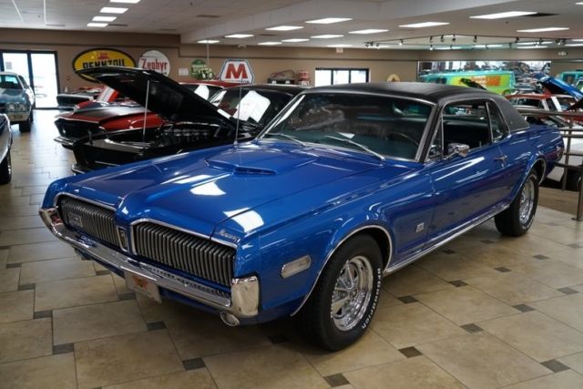 1968 Mercury Cougar XR7 0 Nordic Blue 1968 Mercury Cougar XR7