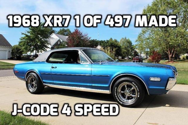 1968 MERCURY COUGAR XR7 4 SPEED HOT STREET RAT ROD not 1967 1969 FORD MUSTANG 1968 Mercury Cougar XR7
