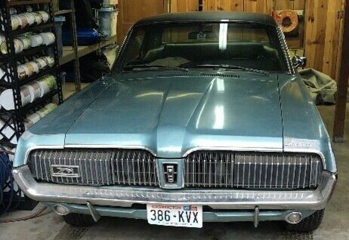 1968 Mercury Cougar XR7 Coupe Blue RWD Automatic Xr7 1968 Mercury Cougar XR7 Xr7