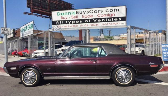 1968 mercury cougar XR7 GT "S" Code 390 1968 Mercury Cougar XR-7