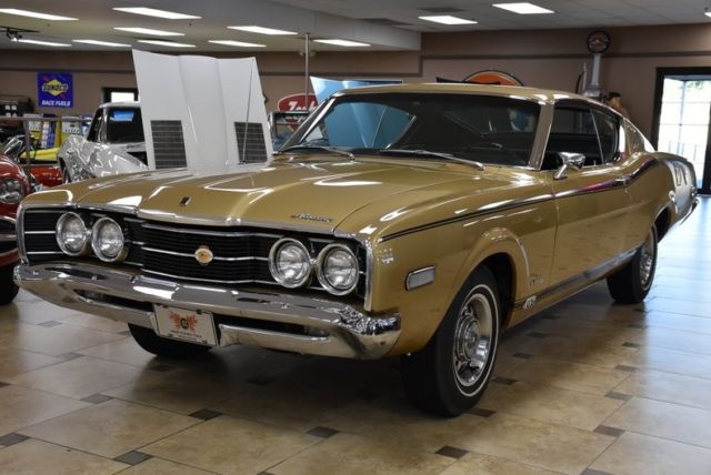 1968 Mercury Cyclone GT 0 Grecian Gold 390 C.I. V8 Automatic 1968 Mercury Cyclone GT