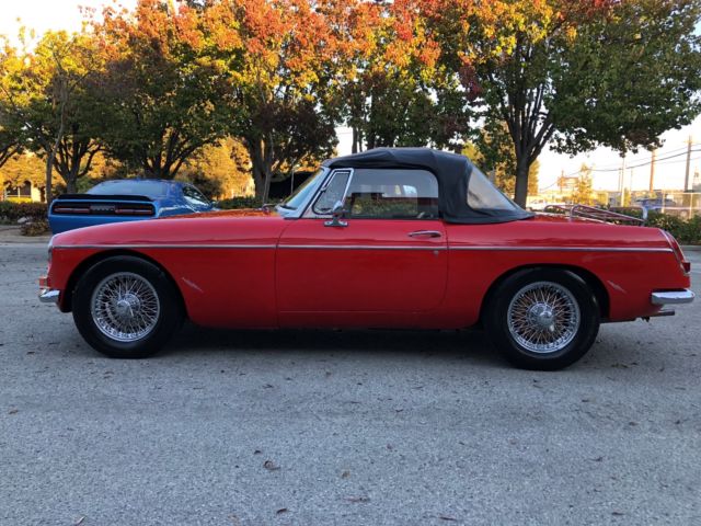 1968 MG MGB Roadster 4spd, Family Owned Since New Former Show Car 1968 MG MGB