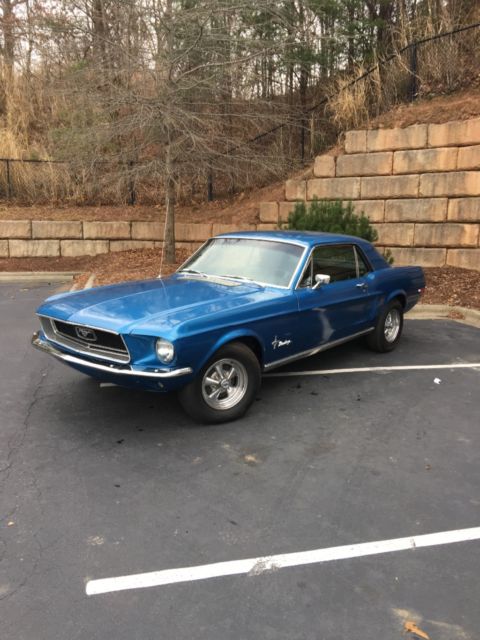 1968 mustang C code with ps & A/C 1968 Ford Mustang C code