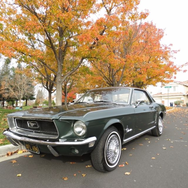 1968 Mustang coupe original S code 4 speed one owner car 1968 Ford Mustang