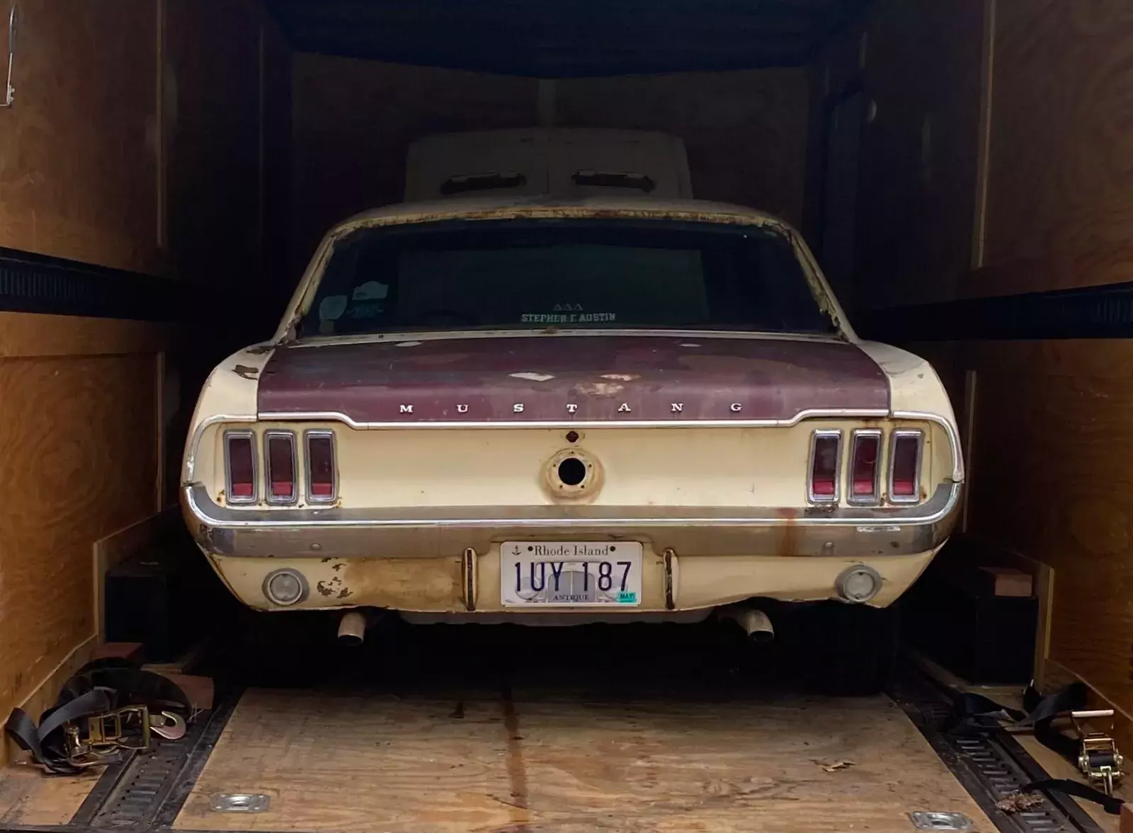 1968 Mustang Coupe V8 car. 289 with AC, PS, PDB. 1968 Ford Mustang