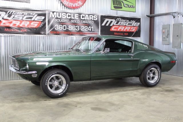 1968 Ford Mustang 1968 Mustang Fastback Bullitt, Factory V8 Car, Highland Green - photo 2