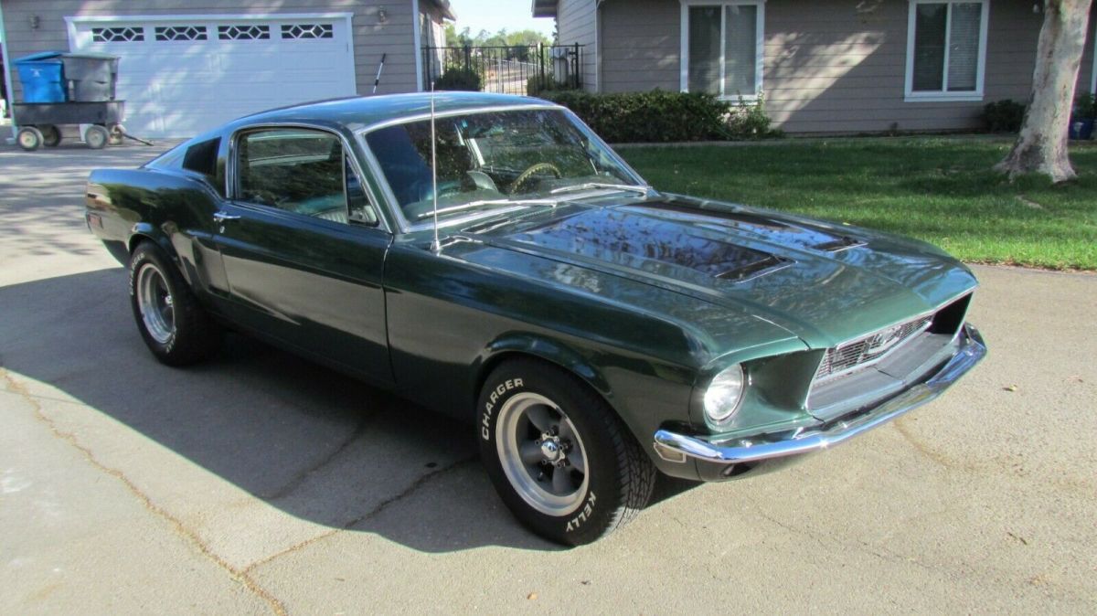 1968 Mustang Fastback Bullitt Factory GT 390 4 Speed, Loaded 1968 Ford Mustang
