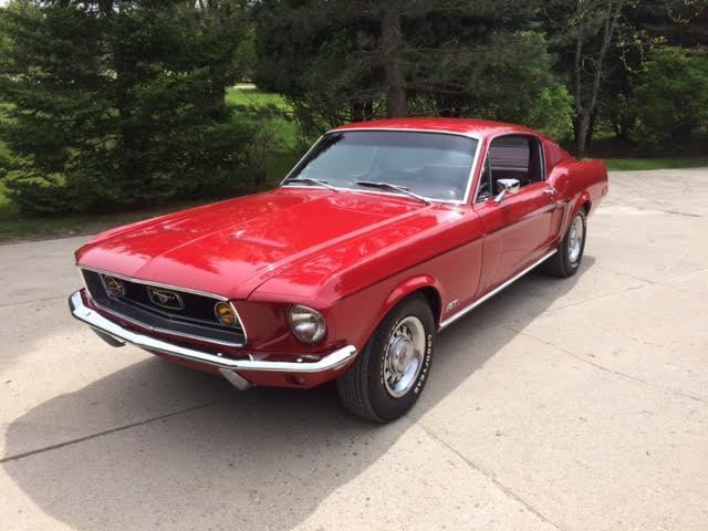 1968 Mustang Fastback J Code 302 Rust Free Survivor Loaded With Options Plus GT 1968 Ford Mustang
