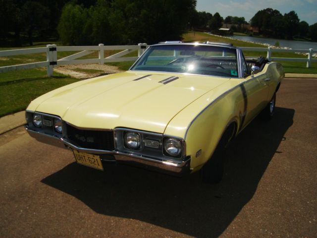 1968 Oldsmobile 442 Convertible Survivor Rare Options Low Miles Documented 1968 Oldsmobile 442
