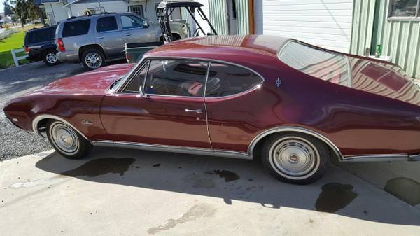 1968 Oldsmobile Cutlass Maroon - photo 3