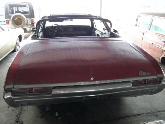 1968 Oldsmobile Cutlass S s 0 Red Convertible 350 A 1968 Oldsmobile Cutlass s