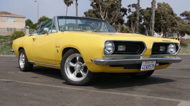 1968 Plymouth Barracuda Convertible 340 Formula S Clone