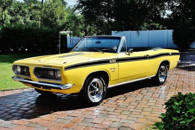 1968 Plymouth Barracuda 1968 Plymouth Barracuda Convertible 340 v-8 - photo 3