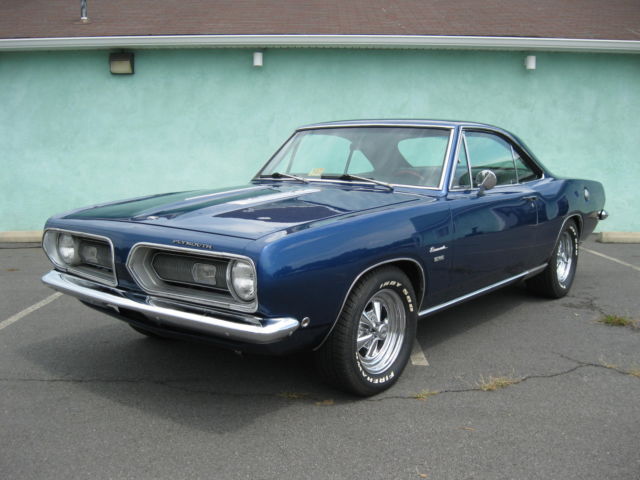 1968 Plymouth Barracuda Coupe, Gorgeous, Restored, Fast & Fun Mopar Muscle Car! 1968 Plymouth Barracuda