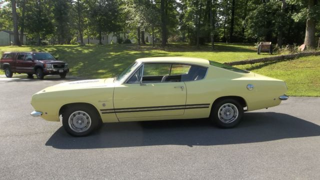 1968 Plymouth Barracuda Formula S Fastback - photo 2