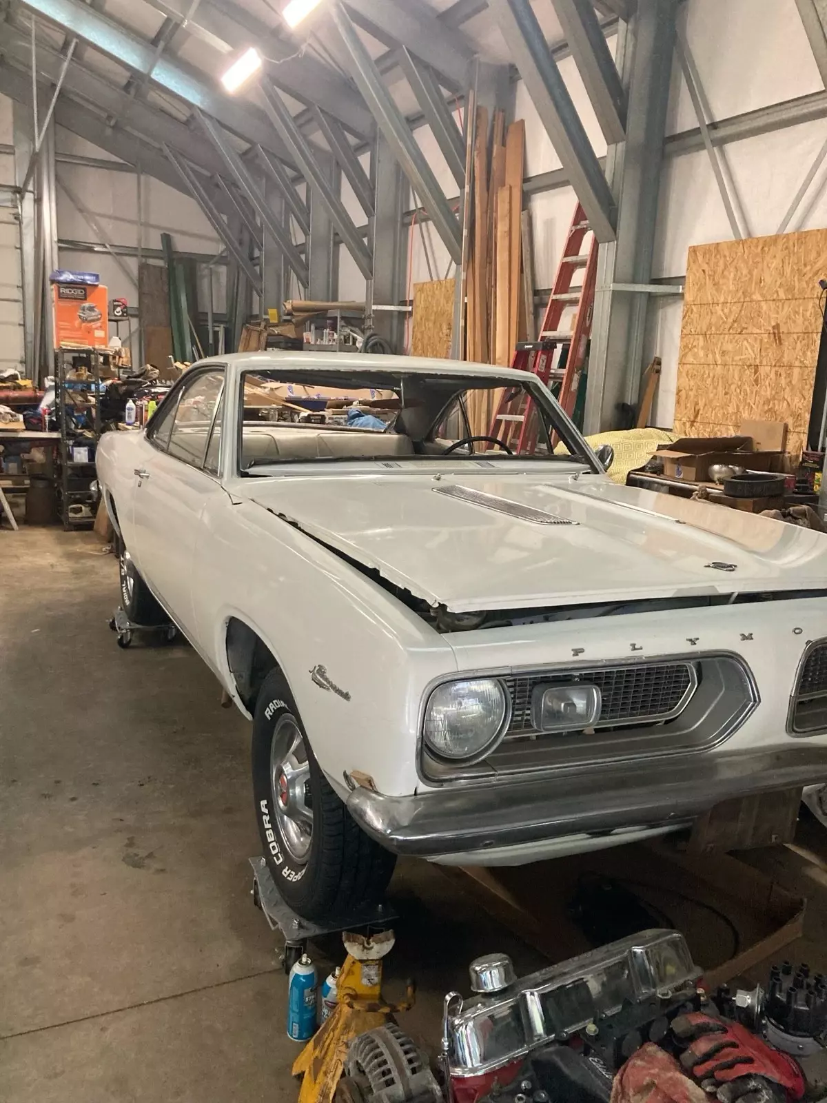 1968 Plymouth Barracuda Sedan White 1968 Plymouth Barracuda