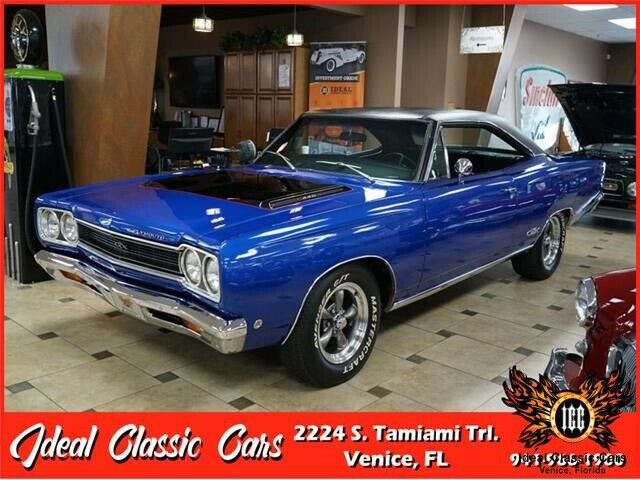 1968 Plymouth GTX 9999 Miles Metallic Blue 440C.I. 4-Speed Manual 1968 Plymouth GTX --