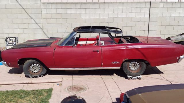 1968 Plymouth GTX Convertible 1 of 506. Hemi Clone Potential.Real GTX 1968 Plymouth GTX