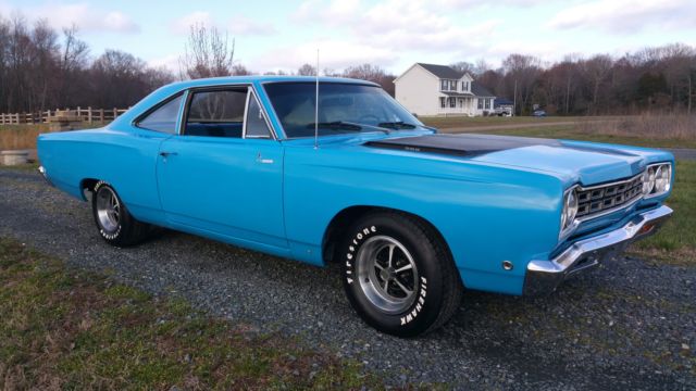 1968 Plymouth Road Runner 383 4 Speed Real RM Vin Roadrunner Nice Mopar 1968 Plymouth Road Runner