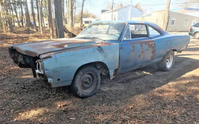 1968 Plymouth Roadrunner PROJECT ROLLER NEEDS RESTO 383 4 SPEED NR WINNER WINS 1968 Plymouth Road Runner 1968 ROAD RUNNER 383 4 SPEED