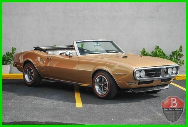 1968 PONTIAC FIREBIRD 400 CONVERTIBLE AUTOMATIC RESTORED CAR HOT ROD RARE COMBO 1968 Pontiac Firebird 400 CONVERTIBLE RESTORED 1968 PONTIAC RARE CAR