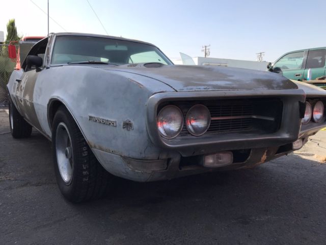 1968 Pontiac Firebird 400 Rust free Barn find Ram Air heads HIPO manifolds 1968 Pontiac Firebird