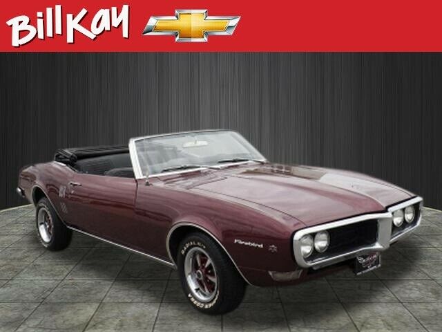 1968 Pontiac Firebird CONVERTIBLE 29878 Miles Flambeau Burgundy Not Specified N 1968 Pontiac Firebird CONVERTIBLE