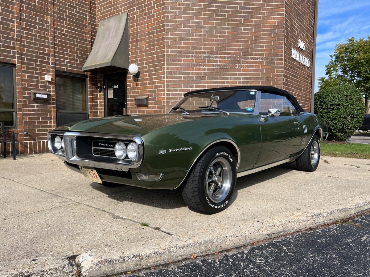 1968 Pontiac Firebird Convertible 350 Automatic Power Convertible Top 1967 1968 Pontiac Firebird Convertible
