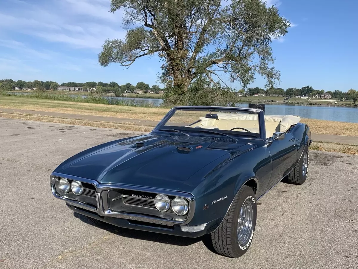 1968 Pontiac Firebird Convertible Blue 1968 Pontiac Firebird