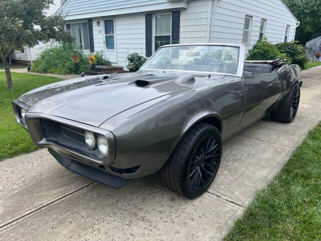 1968 Pontiac Firebird Convertible Grey RWD Automatic 1968 Pontiac Firebird