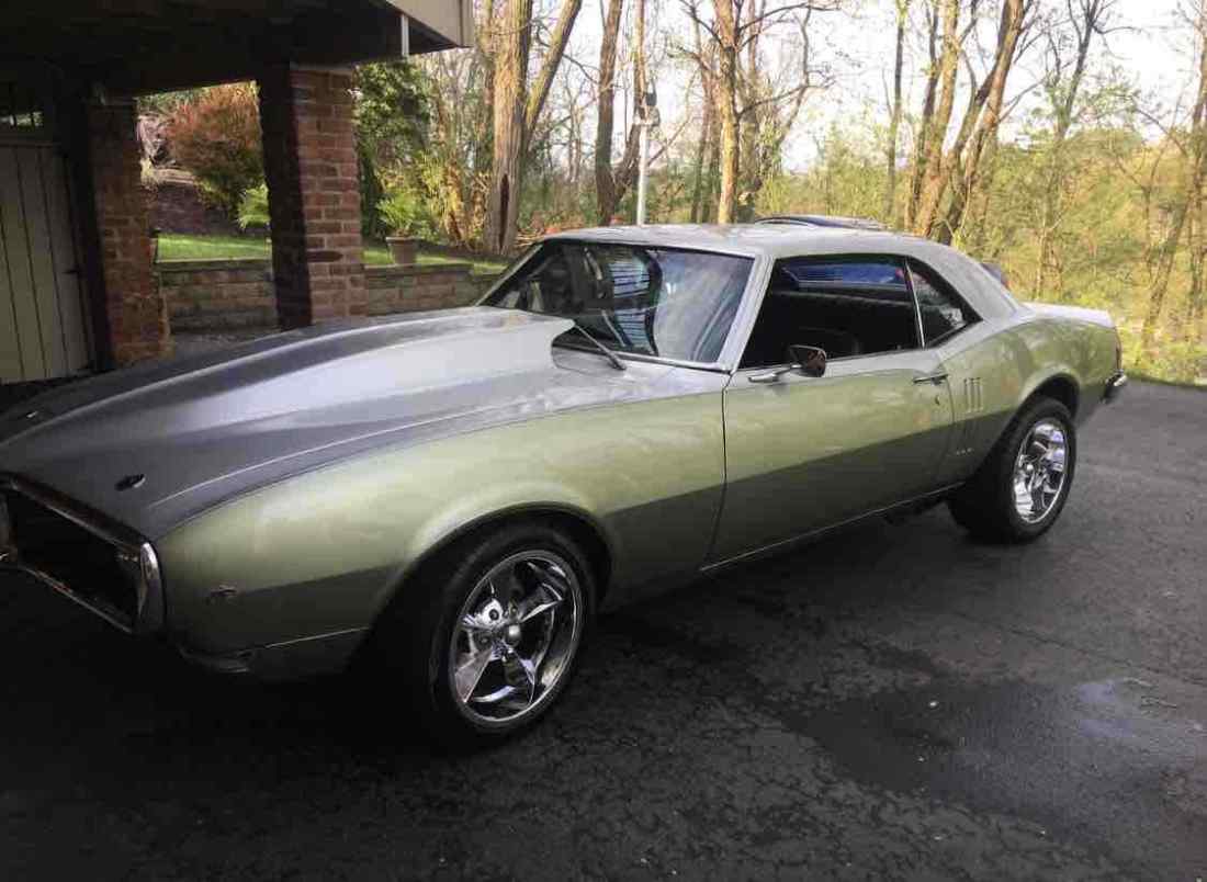 1968 Pontiac Firebird Grey RWD Automatic chrome 1968 Pontiac Firebird chrome