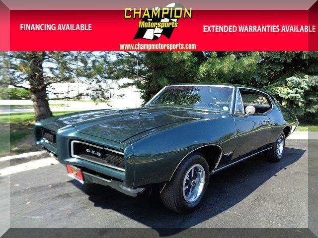 1968 Pontiac GTO 0 "Night Shade Green" Coupe A 1968 Pontiac GTO