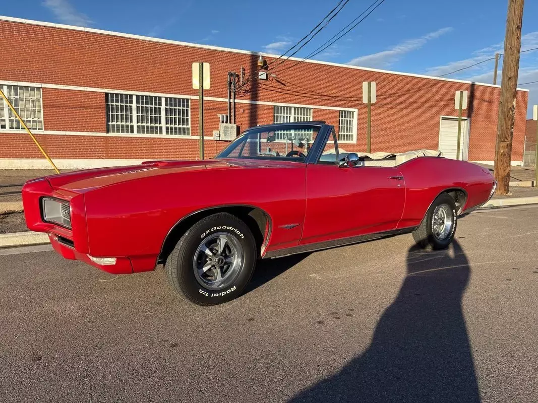 1968 Pontiac GTO 4-speed and cold A/C 20,828 Miles Red 1968 Pontiac GTO 4-speed and cold A/C