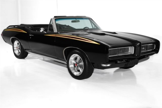 1968 Pontiac GTO Black 400 Auto Judge Accents Automatic Convertible 1968 Pontiac GTO Black 400 Auto Judge Accents