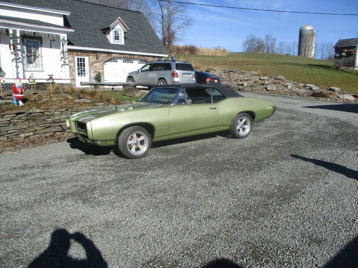 1968 PONTIAC GTO CONVERTIBLE 400 AUTO A/C 1968 Pontiac GTO CONVERTIBLE