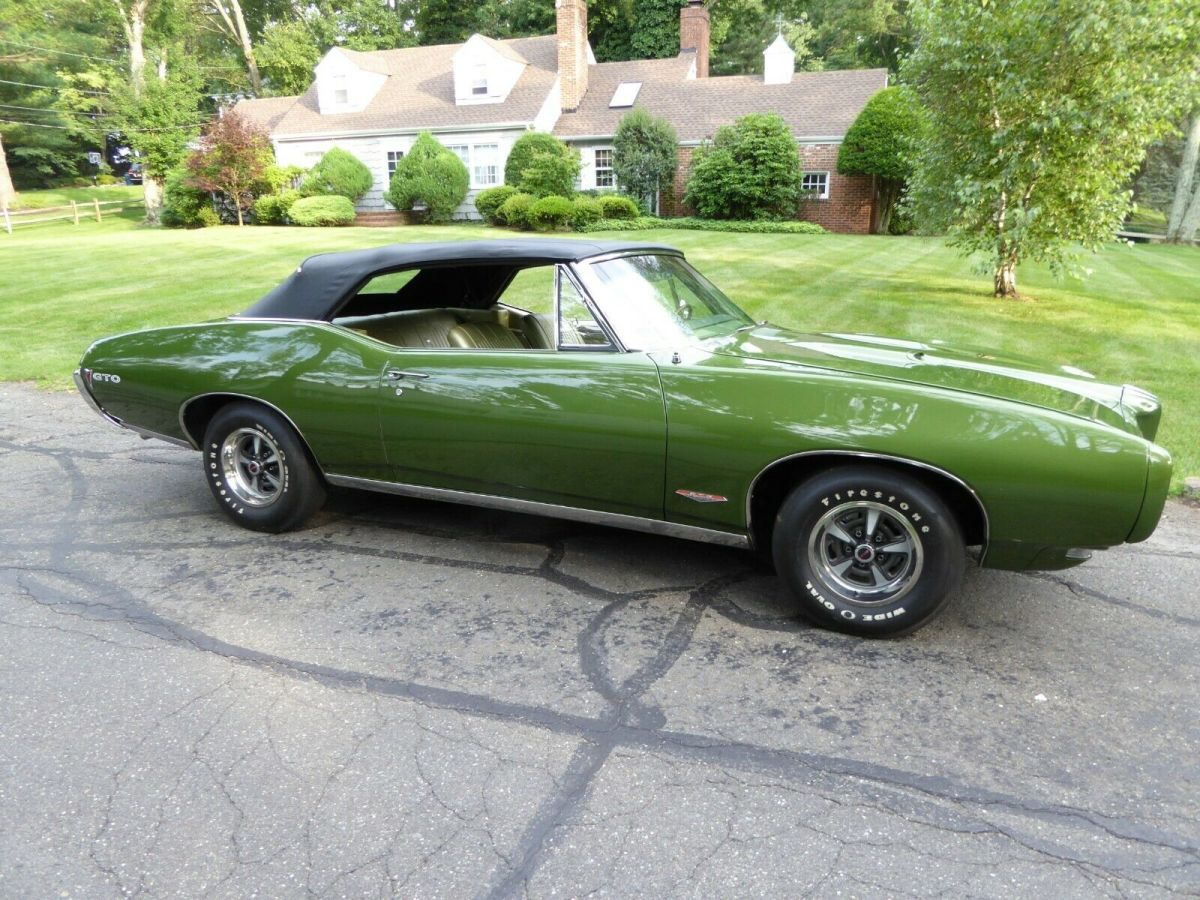 1968 PONTIAC GTO CONVERTIBLE 400 HO ROTISSERIE RESTO # MATCHING STUNNING GTO 1968 Pontiac GTO